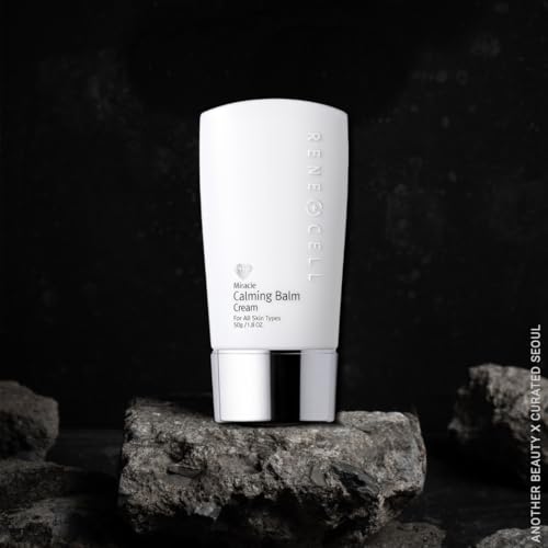 [Rene Cell Miracle Calming Balm CB Cream, Tinted Moisturizer for All Skin Types (50g / 1.8oz)