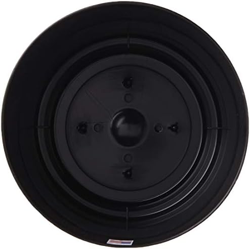 Novelty Majestic Full Depth Round Cylinder Pot, Glossy White, 8-Inch (10082)