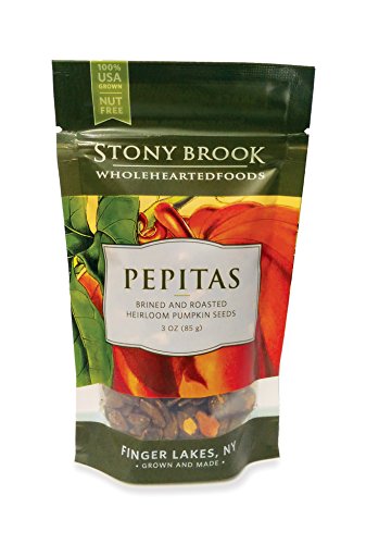 Stony Brook Pepitas, 3 ounce bag (Case of 12) (Maple Pepitas)