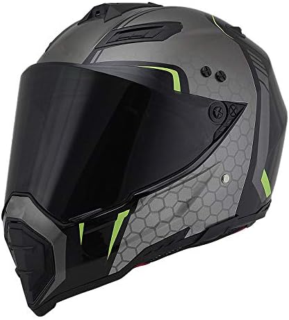 Motorcycle Helmet Dual Sport Helmet Off Road Dirt Bike ATV DOT Certified