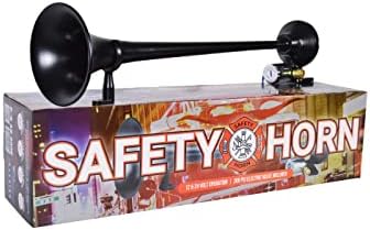 HornBlasters Safety 12/24 Volt Air Horn Only - Loud Fire Truck Tone - Super Efficient