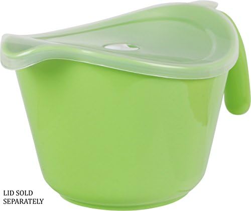 Reston Lloyd Batter Mixing Bowl with Pour Spout, 2 Quart, Heavy Duty BPA-Free Plastic - Microwave & Dishwasher Safe, Non-Slip Base