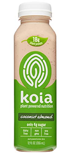 Koia Plant Powered Nutrition Dairy Free Coconut Almond Drink, 12 Ounce (pack Of 6)