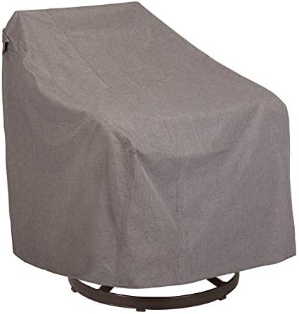 Modern Leisure Garrison Swivel Lounge Patio Chair Cover - Weather-Resistant Fabric - Outdoor Furniture Protection Perfect for Patio, Deck