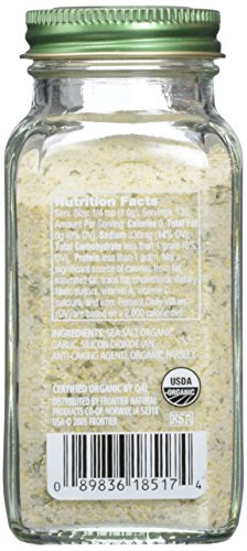 Simply Organic, Garlic Salt Organic, 4.7 Ounce | Perfect Blend of Salt, Garlic and Parsley for any Savory Dish