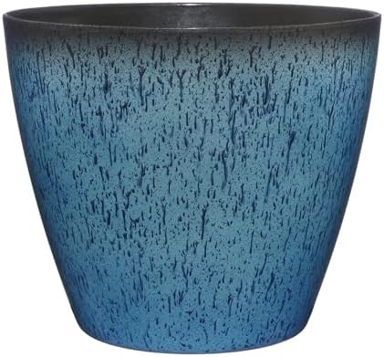Classic Home and Garden Premiere Collection Planter, Vogue 8", Indigo