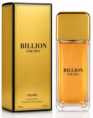 Sandora Fragrances Billion For Men Eau de Toilette Spray - Men's Fragrance with Citrus, Mint