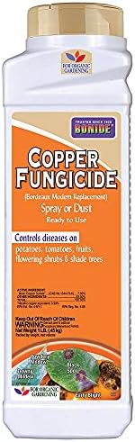 Bonide Copper Fungicide, 1 lb. Ready-to-Use Spray or Dust | For Organic Gardening, Controls Common Diseases, Lawn & Garden