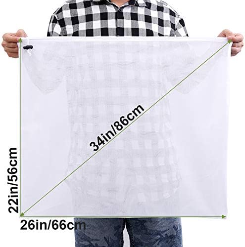Brew Bags Reusable 3 Pack, Extra Large 26"x22" Fine Mesh Strainer Bag for Home Brewing Hops Grains Wine Beer Making Drawstring Straining Brew in a Bag