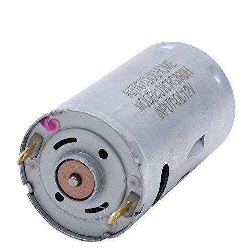 12V DC Motor, Small Electric Motor for RC Car DIY | High Speed High Torque Compact Brushed 12V Motor 2.3mm Shaft for RC cars, Hobby models