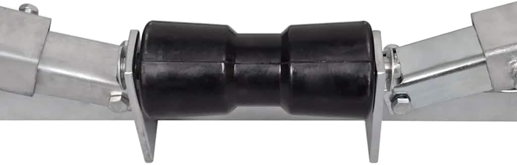 vidaXL Boat Trailer Bottom Support Bracket with Keel Rollers