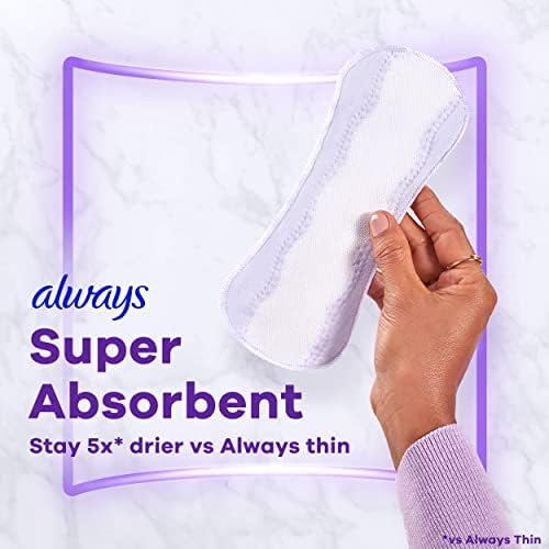 Always Panty Liners for Women Xtra Protection 3-in-1 Daily Liners for Women, Extra Long, Scented, 60 Count