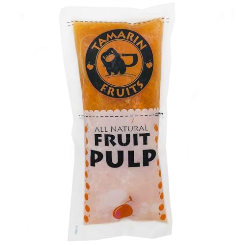 Tamarin Fruits All Natural Frozen Fruit Pulp perfect for Juicing, Cocktails, Smoothies, Desserts, and Baking, No Sugar Added, Gluten Free with No Preservatives, (Yellow Dragon fruit, 4lbs)