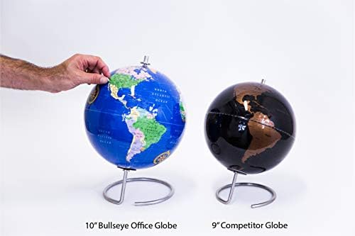 Magnetic World Globe, 10" Magnetic Standing Sphere for Office Desk or Classroom