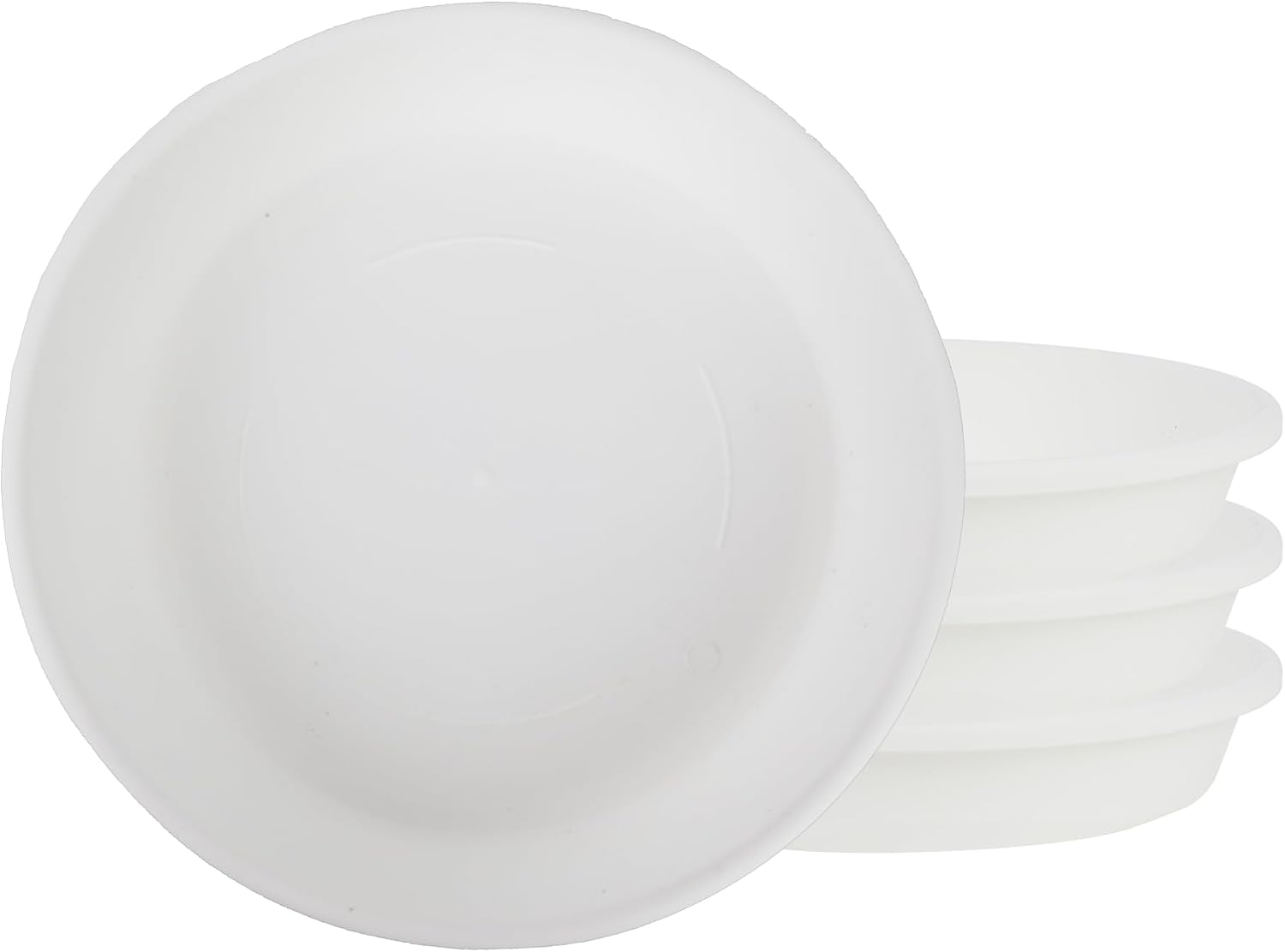 The HC Companies 14 Inch Round Plastic Classic Plant Saucer - Indoor Outdoor Plant Trays for Pots - 14"x14"x2.5" Sandstone
