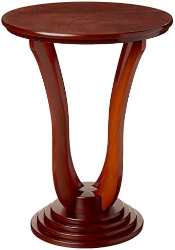Frenchi Furniture Table, L 19.70 inch x W 19.70 inch x H 25.80 inch, Espresso