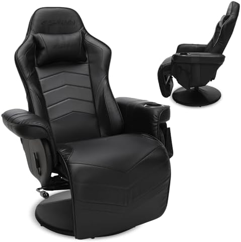 Respawn 900 Gaming Recliner Chair with Footrest, Cup Holder and Swivel