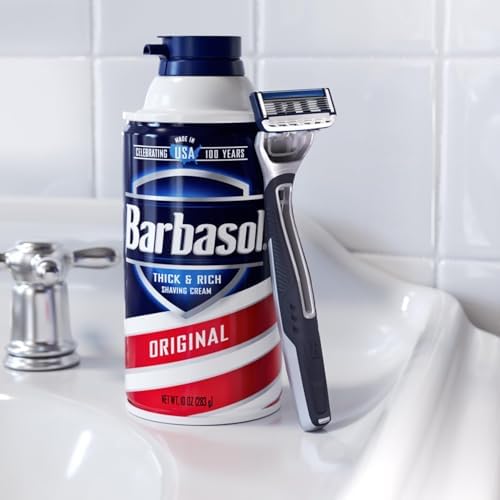 Barbasol Ultra 6 Plus Disposable Razor Value Pack (1 Pack/3 Total Razors) | Premium 6-Blade Disposable Razors, Close Shave technology