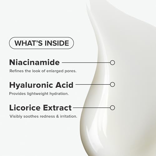 Paula's Choice CLEAR Oil-Free Lightweight Face Moisturizer | Hyaluronic Acid for Acne-Prone Skin with Pore-Minimizing Niacinamide & Soothing Antioxidants, Calms Redness