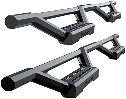APS Drop Steps Running Boards Compatible with Ram 1500 2009-2018 Crew Cab & Ram 2500 3500 2010-2026 | Stainless Steel Side Steps Nerf Bars