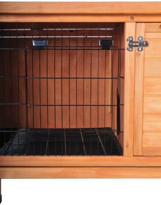 Prevue Hendryx Prevue Pet Products Small 460 Rabbit Hutch, Stained Wood