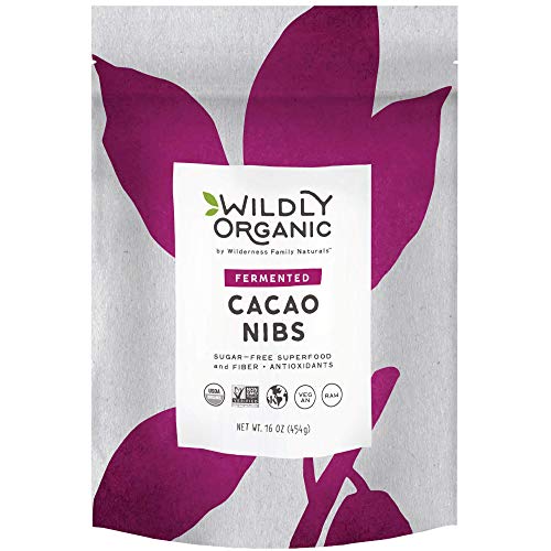 Wildly Organic Fermented Cacao Powder 8 Oz Bag | Perfect for Skin, Smoothies, Yogurt, Oatmeal, Chocolate, Fudge, Baking, & Hot Cocoa