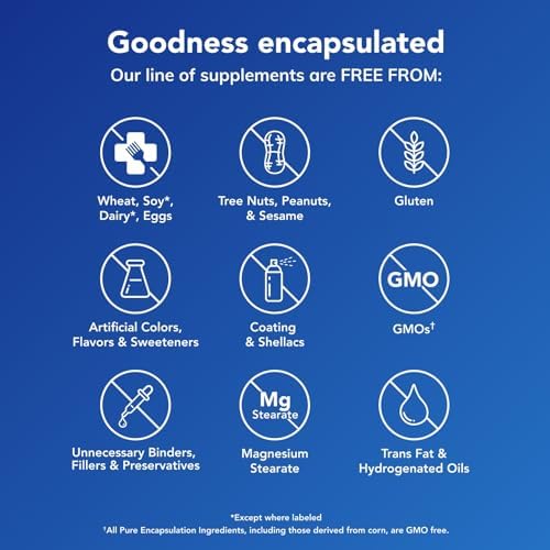 Pure Encapsulations Lutein & Zeaxanthin - Supports Overall Vision* - Maintains Macular Pigment & Eye Health* - Antioxidant Support* - Vegan-Friendly & Non-GMO - 60 Capsules | Supplement to Support Overall Vision Function and the Macula*, Supports Optical…