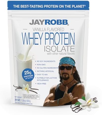 JAYROBB Whey Protein (5 Pound, Vanilla)