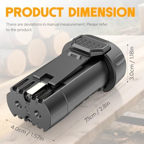 Fancy Buying 3000mAh 8V Li-ion Replacement for Dewalt 8v Battery Compatible with DCF680N1 DW4390 DCF680N2 DCF680G2 Cordless Power Tools