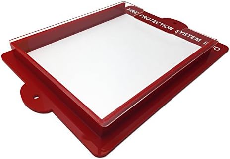 Fire System/Alarm Documents Box - 14" x 11" Acrylic Fire Document Holder