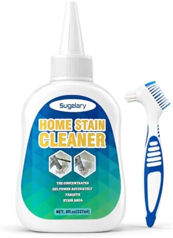 Sugelary Mold Stain Cleaner, 5 fl oz Mold Stain Cleaner Gel for Washing Machine, Home Stain Cleaning Gel for Fridge, Tile, Grout
