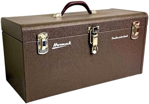 Homak 32-Inch Industrial Steel Toolbox, Brown Wrinkle Powder Coat, BW00200320