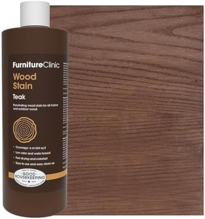 Furniture Clinic Wood Stain | Teak | Water Based | Fast Drying, Low Odor