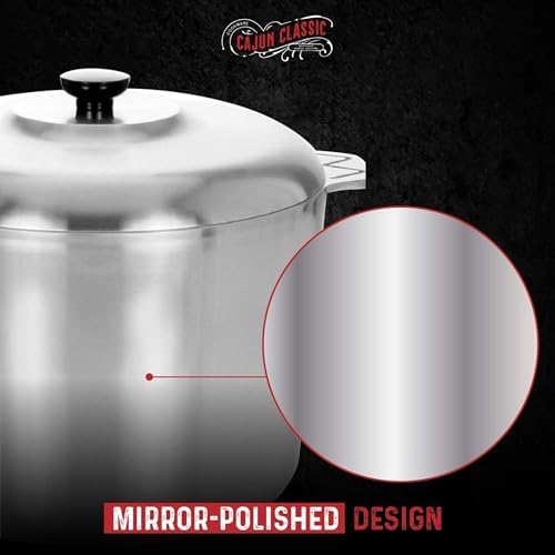 5 Quart Aluminum Dutch Oven - McWare by Cajun Classic Cookware