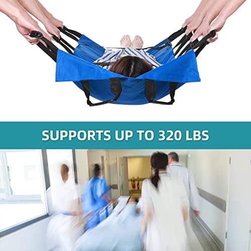 Fanwer(70.27" x 27.56") Positioning Bed Pad with Handles, Slide Sheets for Moving & Lifting Patients, Slide Sheets for Patients for Caregiver