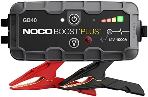 NOCO Boost GB40 12V 1000A UltraSafe Portable Lithium Jump Starter | Spark-Proof & Reverse Polarity Protection, For Car, Truck, Motorcycle, SUV, Boat