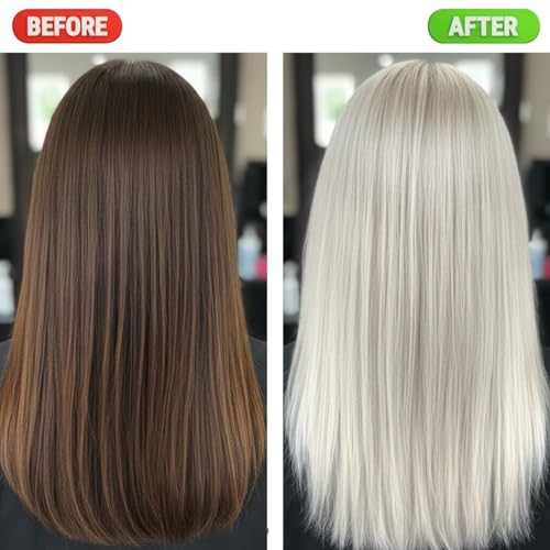 Kachita Spell Professional Blue Hair Bleach Lightener with Plex Technology, Up to 9 Levels of Lift Bleach Powder & Hair Decolorization for Highlights