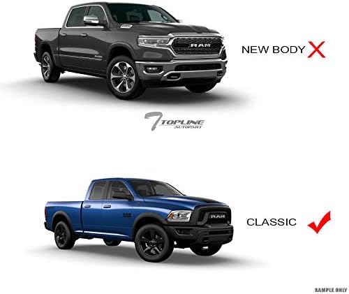 Matte Black Modular Drop Step Side Nerf Bars Rail Running Boards Compatible with 09-18 Dodge Ram 1500/19-24 Classic Quad (Extended) Cab