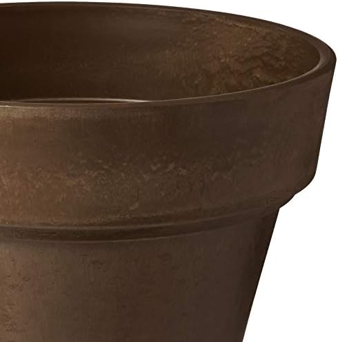PSW OT55C Arcadia Garden Products Traditional Pot, 21.5 by 20-Inch, Chocolate