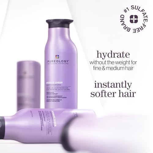 Pureology Hydrate Sheer Shampoo & Conditioner Set – For Fine Hair