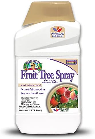 Bonide Captain Jack's Fruit Tree Spray, 16 oz Concentrate, Insect & Disease Control Spray for Organic Gardening
