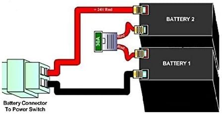 Fully Charged Extended Range Upgrade 28% Longer Run time than Original Compatible with Razor MX350 Dirt Rocket to 9ah High Performance New Wiring