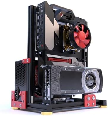 DIY Aluminium Pc Open Case Computer Chassis Test Bench Support Water Cooling Support Server Chassis Support Itx Matx ATX Eatx (2.M-ATX)