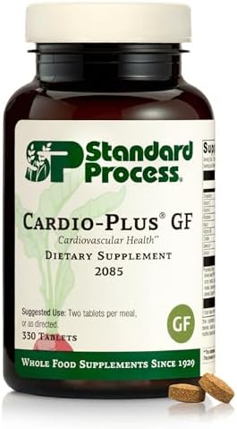 Standard Process Cardio-Plus GF - Supports Heart Health & Circulation - Cardiovascular Support with Vitamins B6