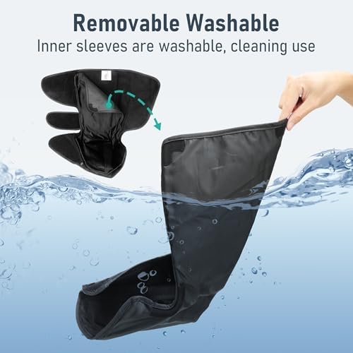 QUINEAR Leg Massager with Heat and Air Compression,Foot and Calf Massager for Circulation and Pain,Compression Boots with 3modes and 3 Intensities