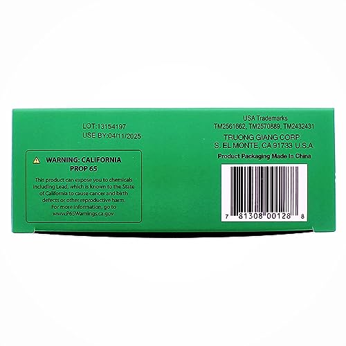3 Ballerina Herbal Green Leaf Detox Tea, Extra Strength Drink-Caffeine Free, 18 Tea Bags (1 Box)