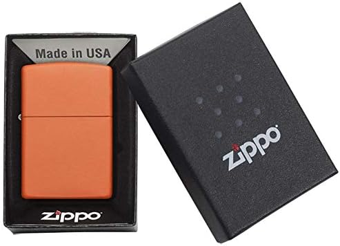 Zippo Orange Matte Lighter - 231