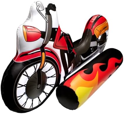 Poolmaster Inflatable Swimming Pool Float Rider Pool Toy for Kids, Motorcycle