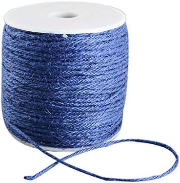 LiQunSweet 100m/328ft Hemp Cord Hemp Rope String Twine Beading Material 1 Ply for Jewelry Making DIY Craftings Wall Hanging Art Project Home Party