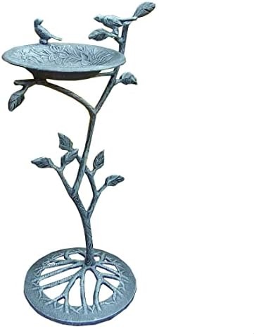 Oakland Living Meadow Bird Bath, Antique Bronze